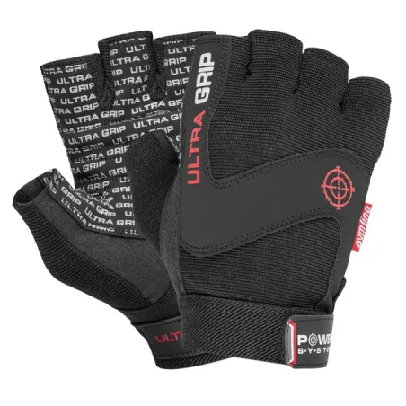 Power System Weightlifting Gloves Ultra Grip - Black - Фитнес Ръкавици
