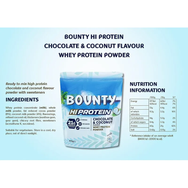 Mars Protein Bounty Hi Protein - Суроватъчен Протеин