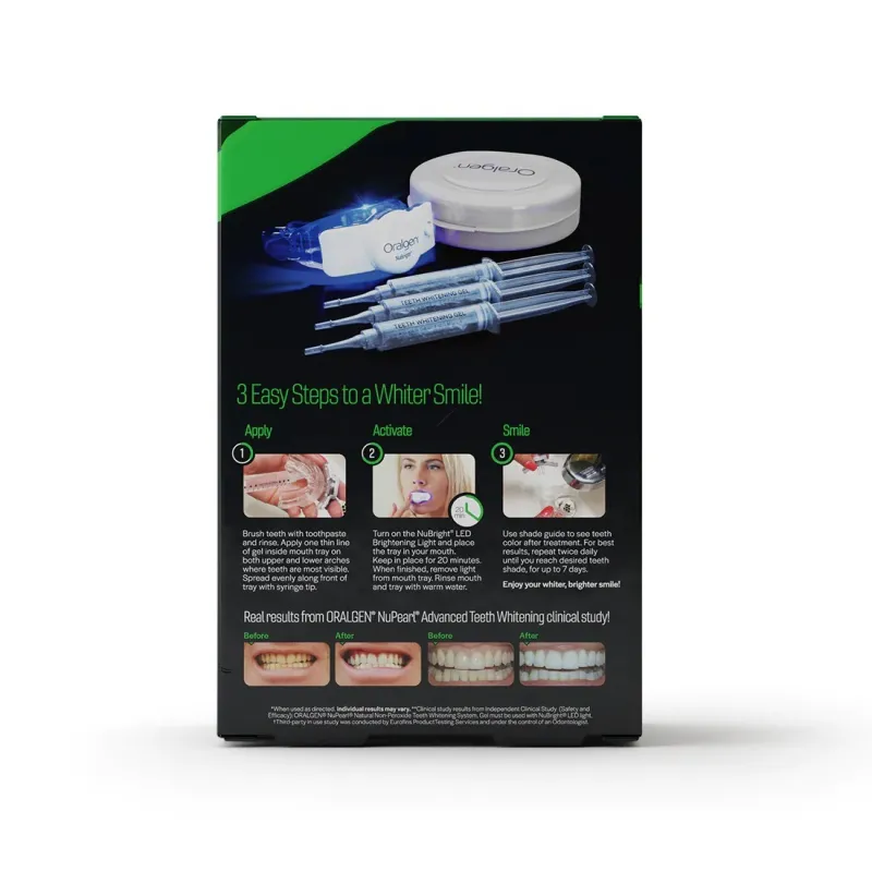 Oralgen NuPearl 32x Advanced Teeth Whitening System - Система за избелване на зъби