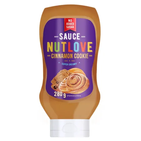 Allnutrition NutLove Sauce - Cinnamon Cookie Super Creamy - Диетичен Сироп
