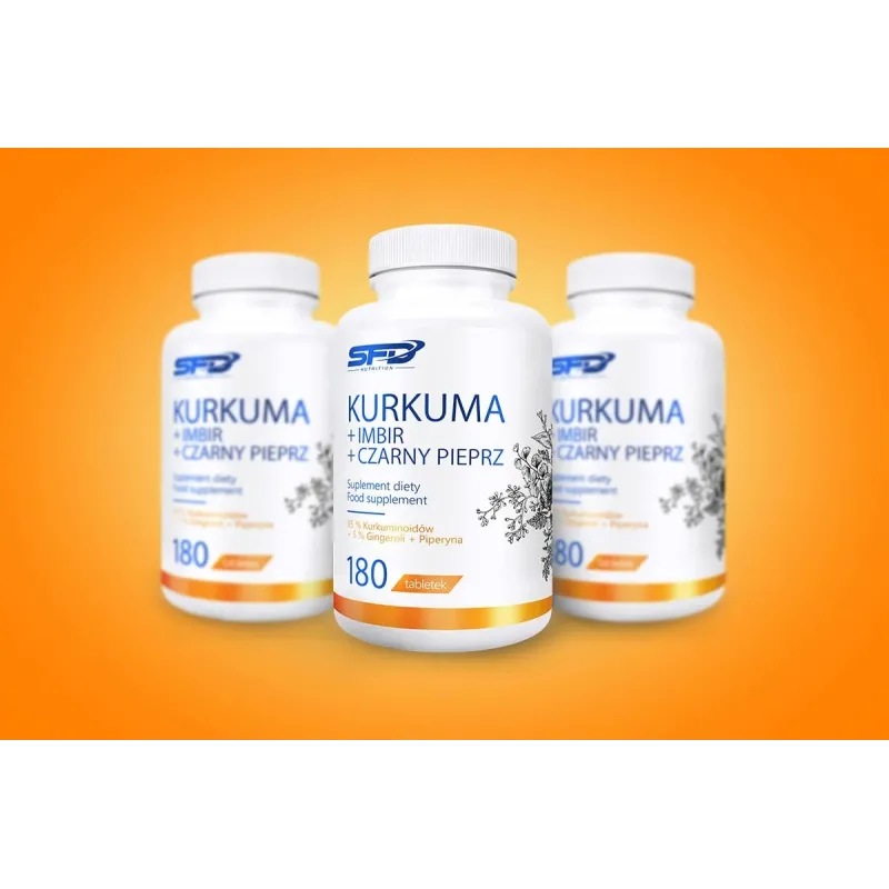 SFD Curcumin + Ginger + Piperine - Куркумин + Джинджифил + Пиперин