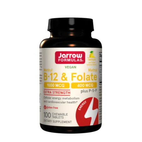 Jarrow Formulas Methyl B-12 1000 & Methyl Folate - Витамин B12