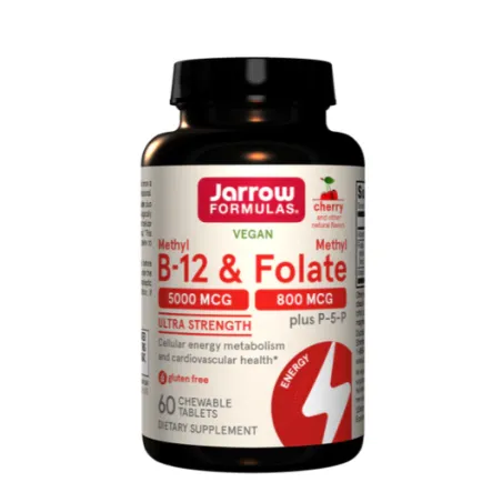 Jarrow Formulas Methyl B-12 5000 & Methyl Folate - Витамин B12 + Фолат