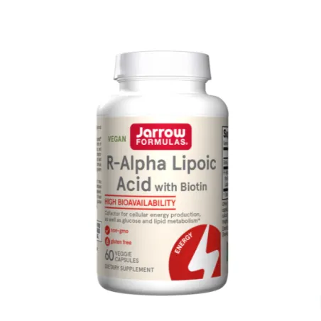 Jarrow Formulas R-Alpha Lipoic Acid 100mg + Biotin - Алфа Липоева Киселина + Биотин