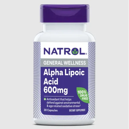 Natrol Alpha Lipoic Acid 600mg - Алфа Липоева Киселина
