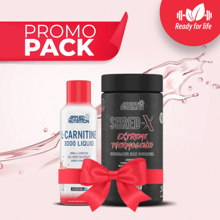 Promo Pack - Applied Nutrition L-Carnitine 3000 Liquid - Energy + Shred-X Extreme Thermogenic