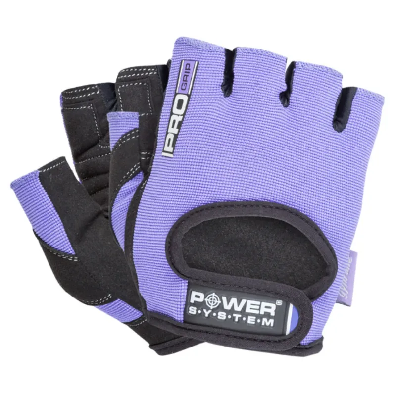 Power System Fitness Gloves Pro Grip - Purple - Дамски Фитнес Ръкавици