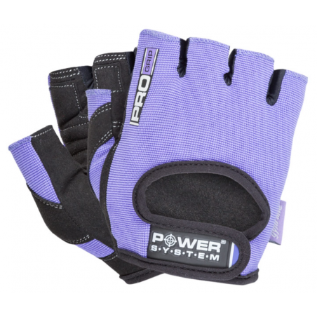 Power System Fitness Gloves Pro Grip - Purple - Дамски Фитнес Ръкавици