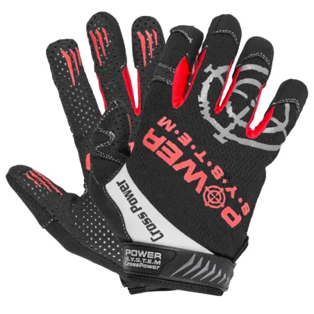 Power System Gloves Cross Power - Black-Red - Кросфит Ръкавици