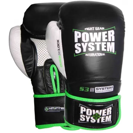 Power System Boxing Gloves Impact Evo - Black - Боксови Ръкавици