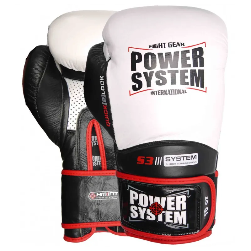 Power System Boxing Gloves Impact Evo - White - Боксови Ръкавици