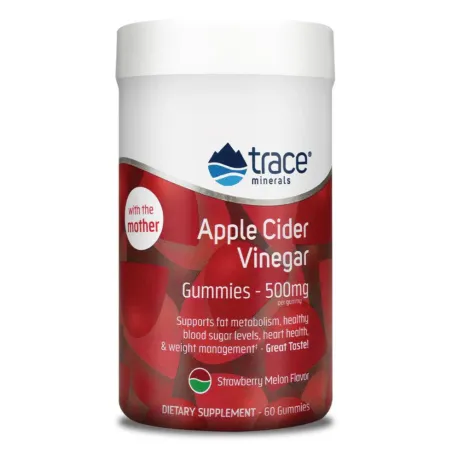 Trace Minerals Apple Cider Vinegar Gummies 500mg - Ябълков Оцет