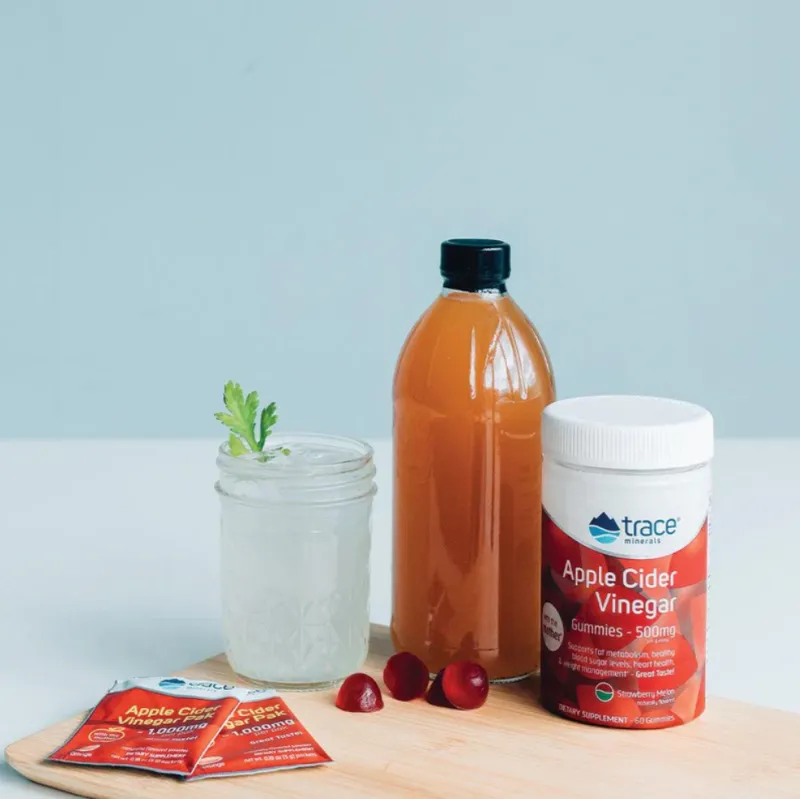 Trace Minerals Apple Cider Vinegar Gummies 500mg - Ябълков Оцет