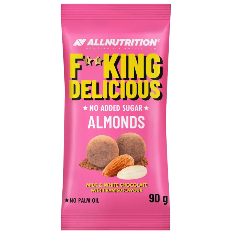 AllNutrition F**king Delicious Almonds - Milk & White Choco Tiramisu - Диетични Бадеми в Шоколад