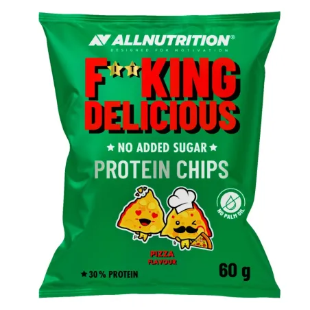 Allnutrition F**King Delicious Protein Chips Pizza - Протеинов Чипс