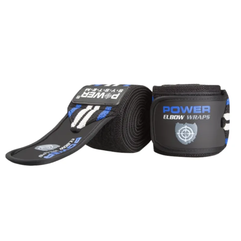 Power System Elbow Wraps - Blue - Бинтове за Лакти