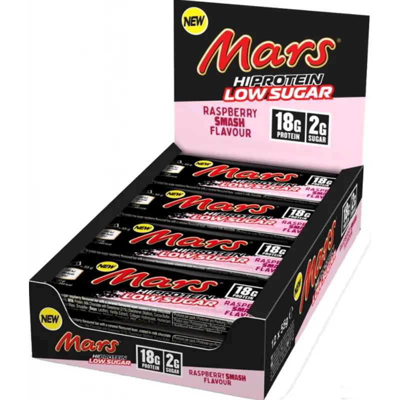 Mars Hi Protein Bar Low Sugar - Milk Chocolate Raspberry - Протеинов Бар