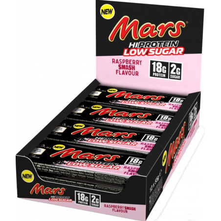 Mars Hi Protein Bar Low Sugar - Milk Chocolate Raspberry - Протеинов Бар