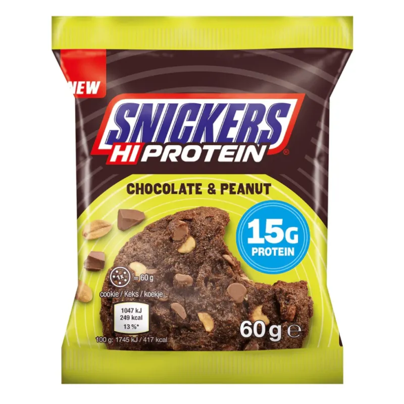 Mars Snickers Hi Protein Cookie - Chocolate & Peanut - Протеинова Бисквита