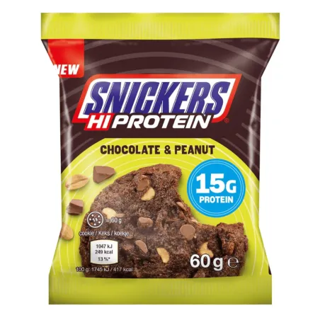 Mars Snickers Hi Protein Cookie - Chocolate & Peanut - Протеинова Бисквита