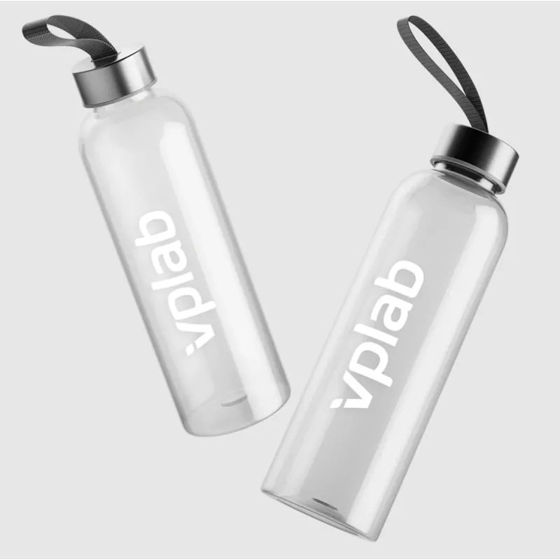 VPLab Water Bottle - White Logo - Бутилка за Вода