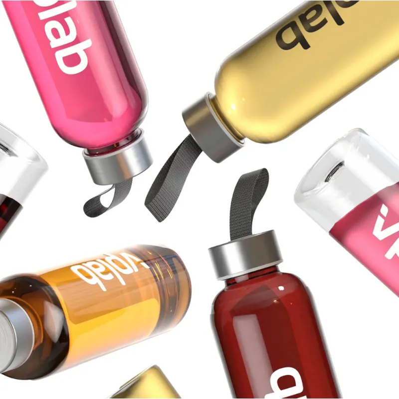 VPLab Water Bottle - White Logo - Бутилка за Вода