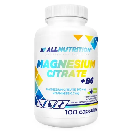 Allnutrition Magnesium Citrate + B6 - Магнезиев Цитрат + Витамин B6