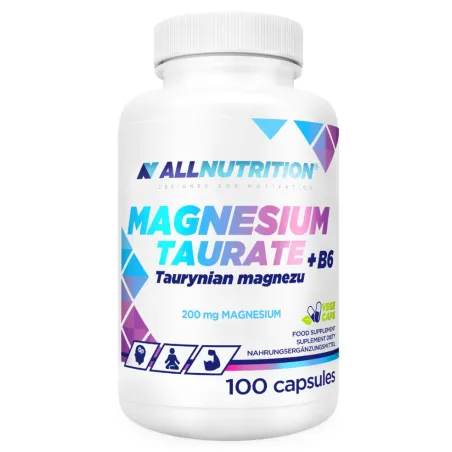 Allnutrition Magnesium Taurate + B6 - Магнезиев Таурат + Витамин B6