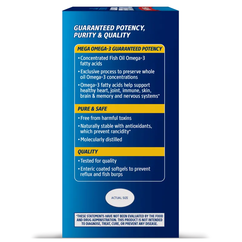 21st Century Alaska Wild Fish Oil Mega Omega-3 - Омега 3