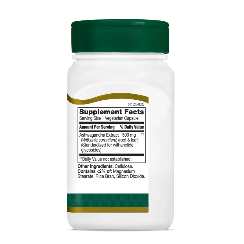 21st Century Ashwagandha Extract 500mg - Ашваганда