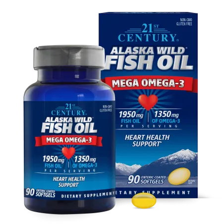 21st Century Alaska Wild Fish Oil Mega Omega-3 - Омега 3