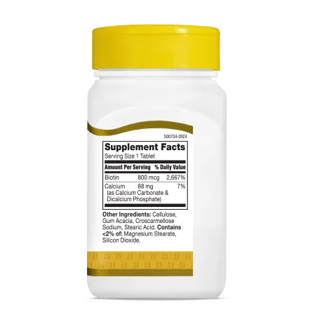 21st Century Biotin 800mcg - Биотин