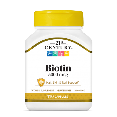 21st Century Biotin 5000mcg - Биотин