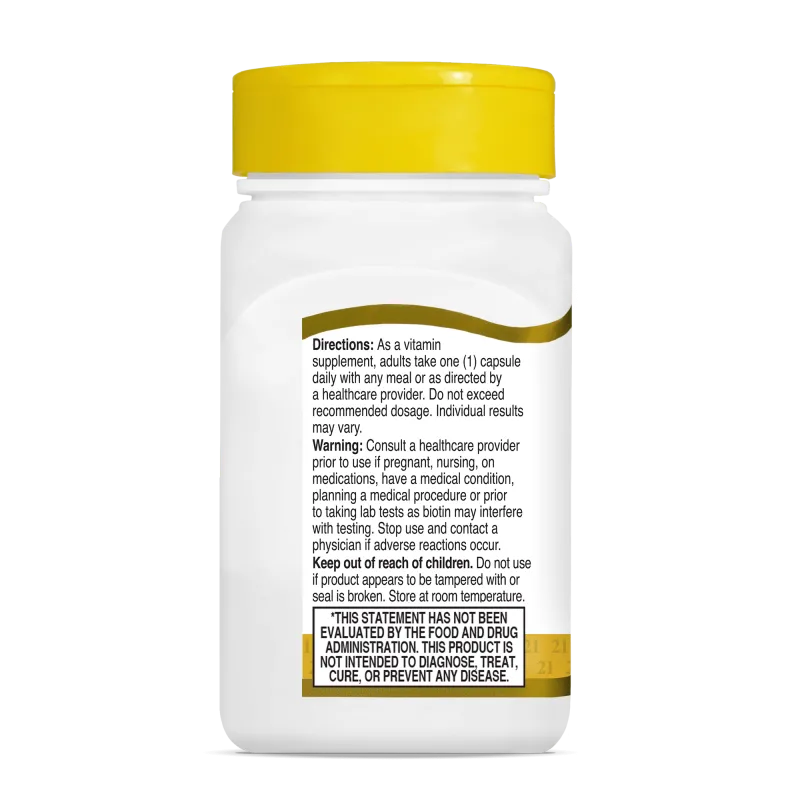 21st Century Biotin 5000mcg - Биотин