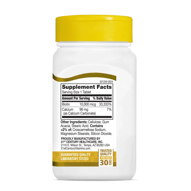 21st Century Biotin 10000mcg - Биотин