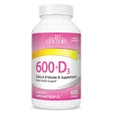 21st Century Calcium 600mg + D3 - Калций + Витамин D3