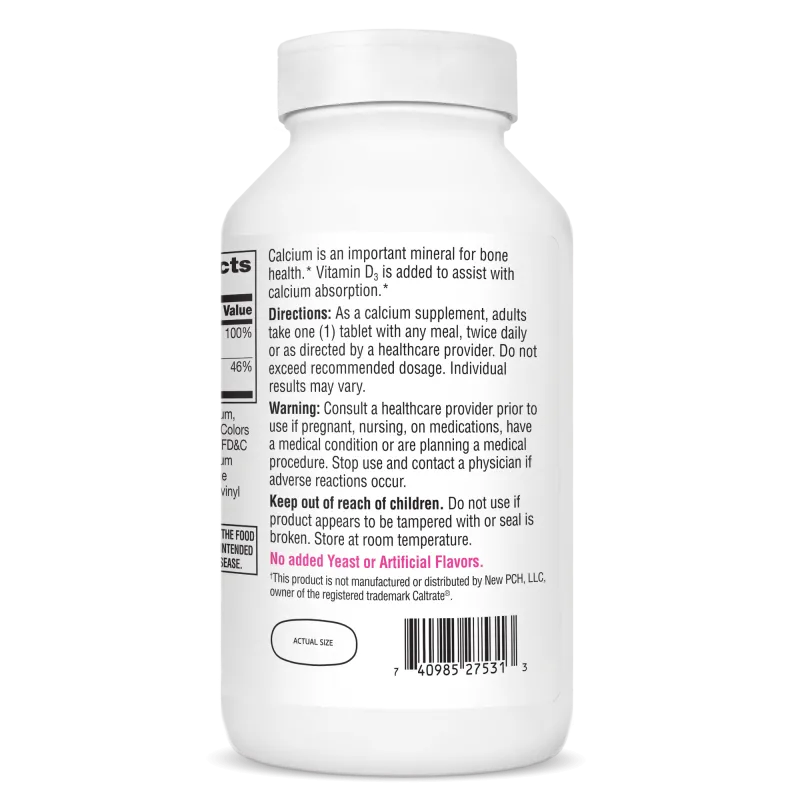 21st Century Calcium 600mg + D3 - Калций + Витамин D3