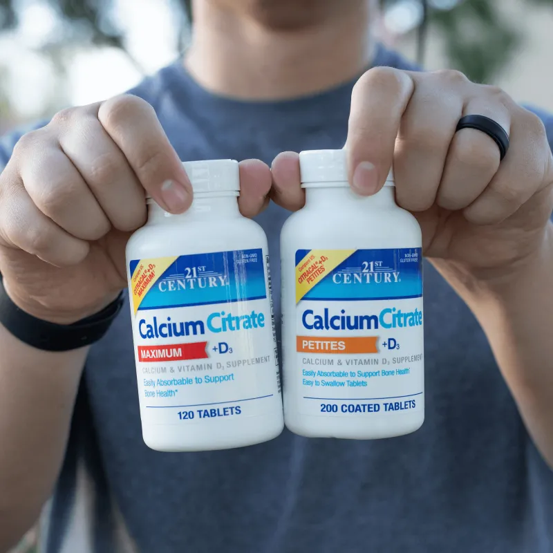 21st Century Calcium Citrate Petites + D3 - Калций + Витамин D3