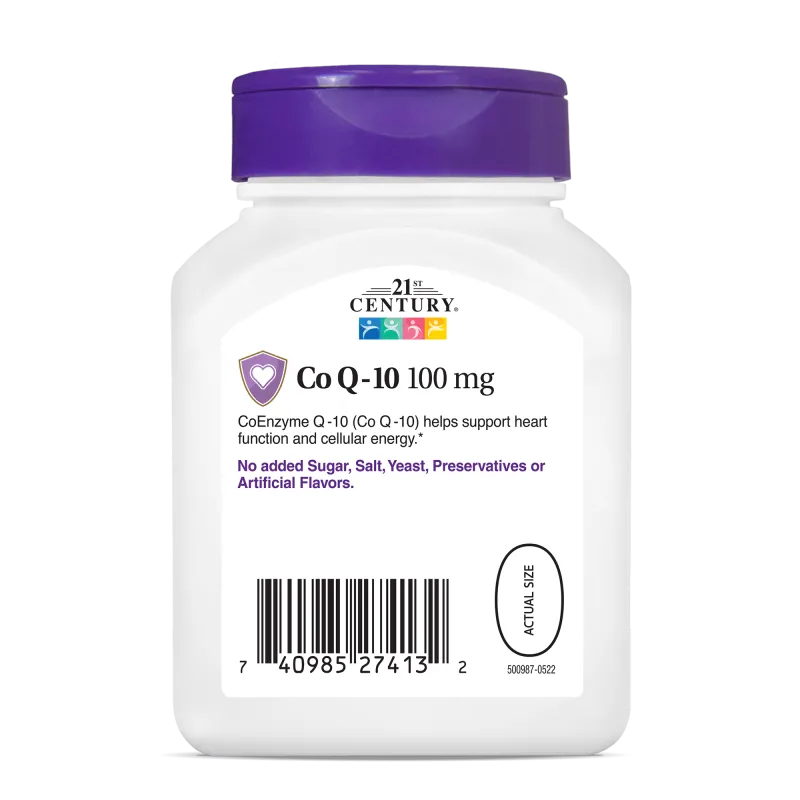 21st Century Co Q-10 100mg SGels - Коензим Q-10