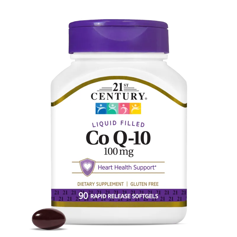 21st Century Co Q-10 100mg SGels - Коензим Q-10