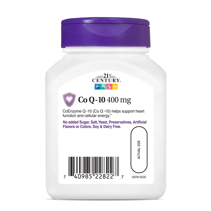 21st Century Co Q-10 400mg Caps - Коензим Q-10