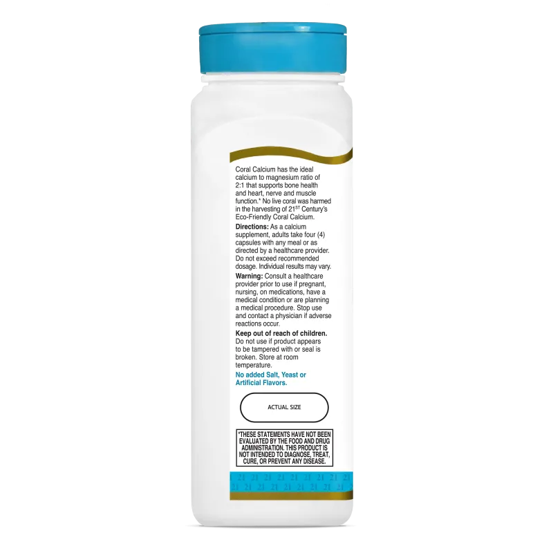 21st Century Coral Calcium 1000mg - Корал Калций