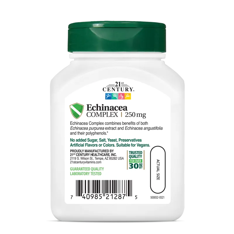 21st Century Echinacea Complex 250mg - Ехинацея