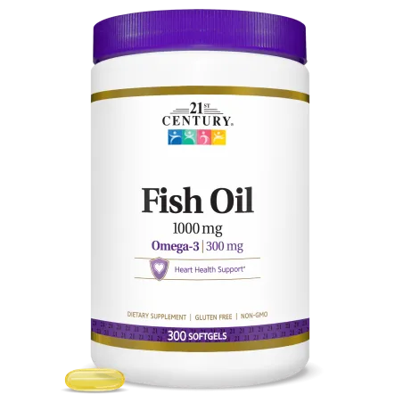 21st Century Fish Oil 1000mg - Омега 3 Рибено Масло