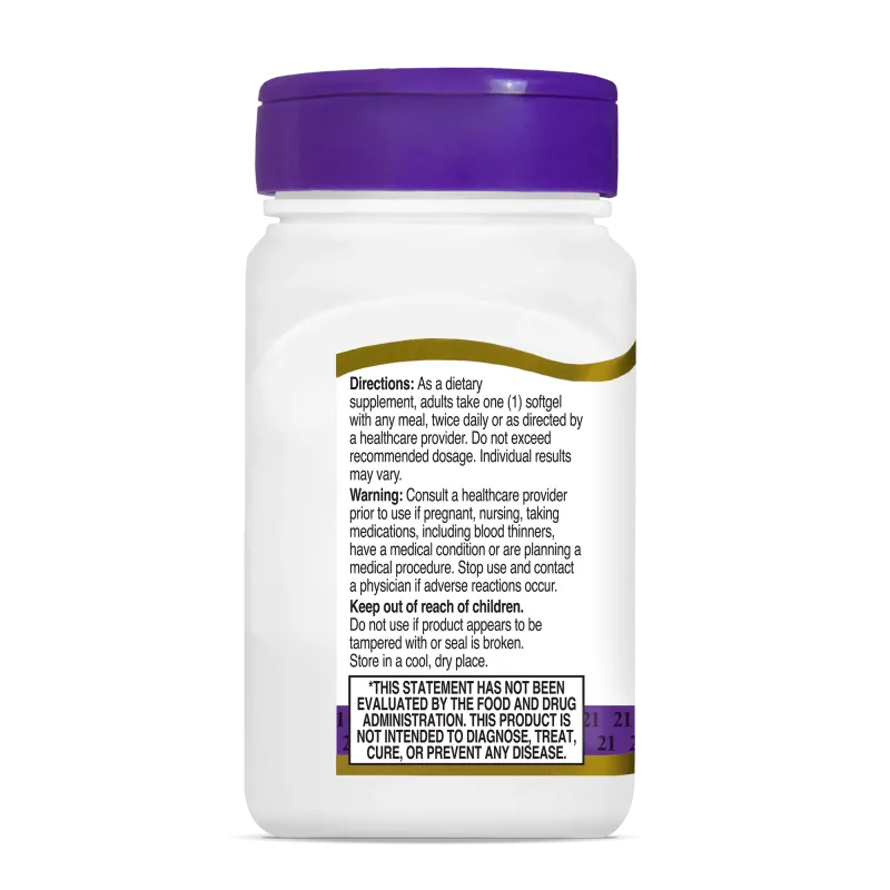 21st Century Flaxseed Oil 1000mg - Омега 3 Масло от Ленено Семе