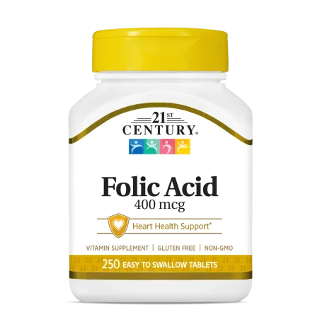 21st Century Folic Acid 400mcg - Фолиева Киселина