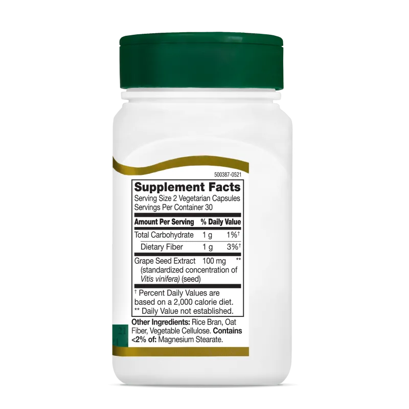 21st Century Grape Seed Extract - Екстракт от Гроздови Семки