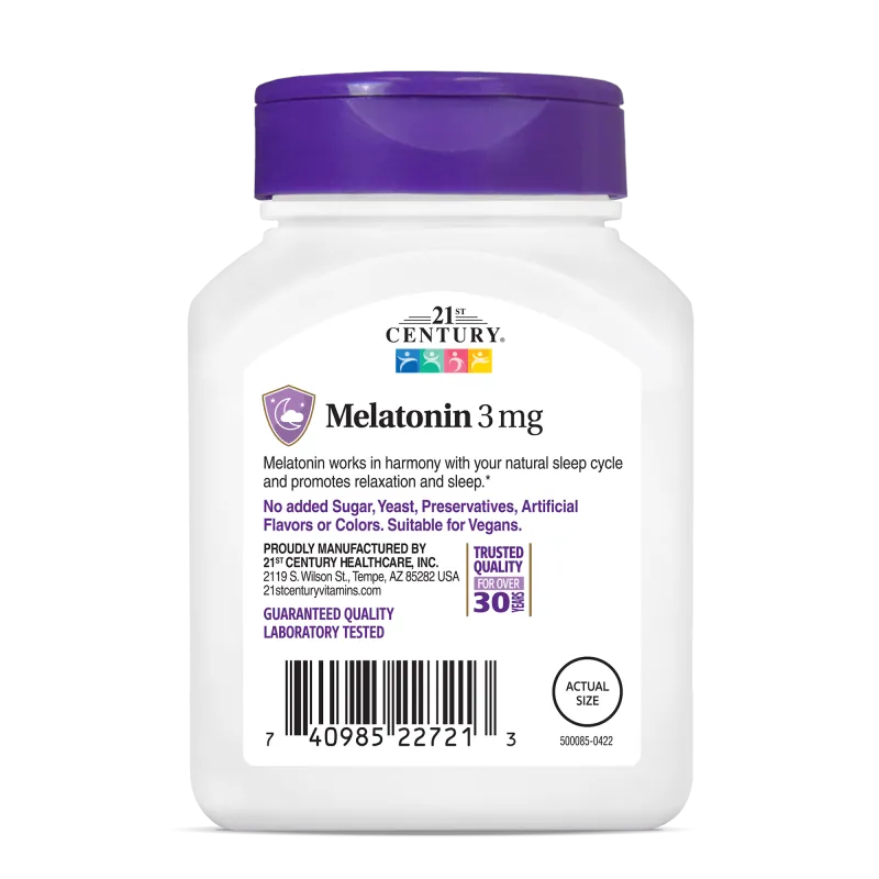 21st Century Melatonin 3mg - Мелатонин