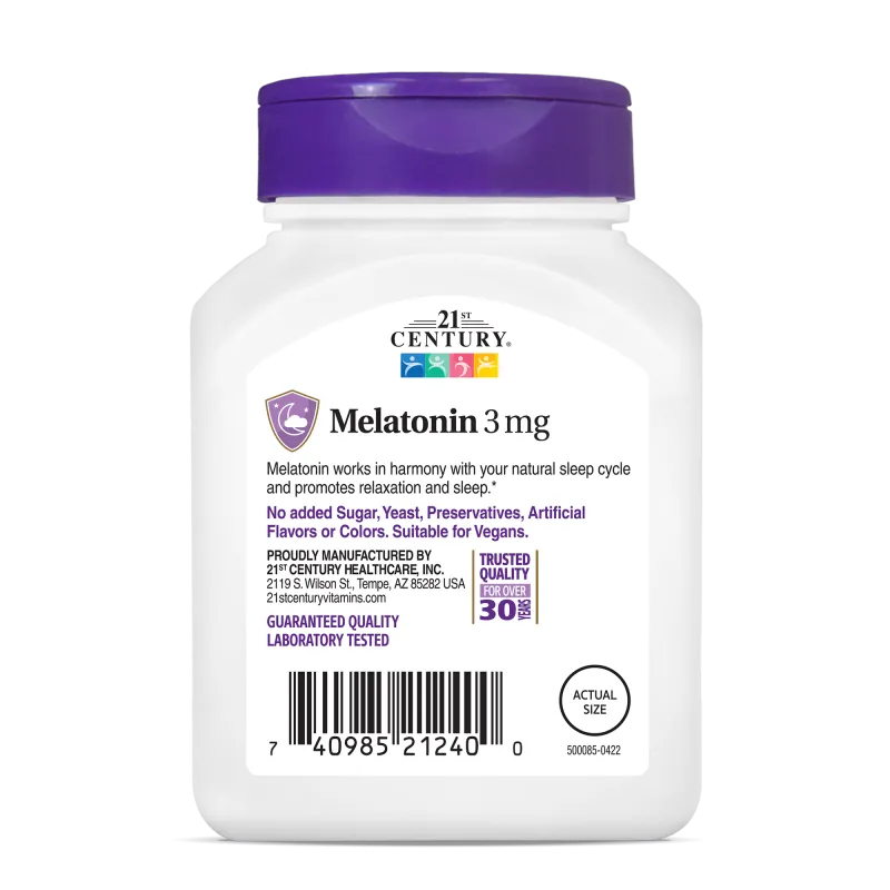 21st Century Melatonin 3mg - Мелатонин