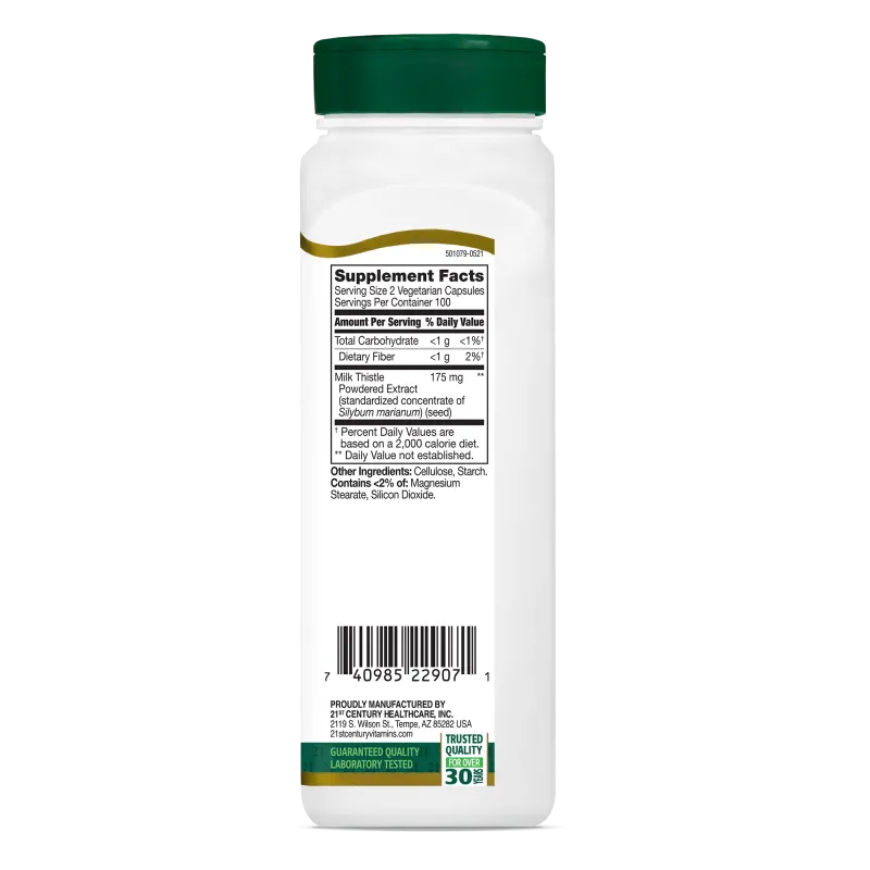 21st Century Milk Thistle Extract - Магарешки Бодил